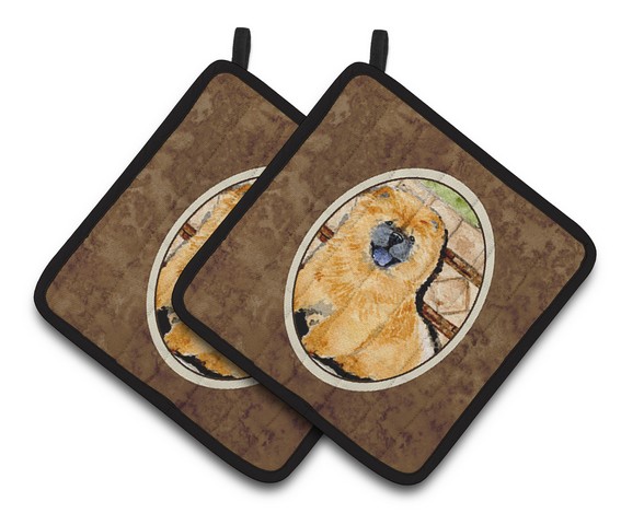 Chow Chow Pair of Pot Holders
