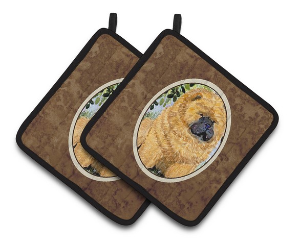 Chow Chow Pair of Pot Holders
