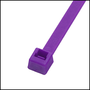 11 in. Purple Cable Tie, 50 lbs - Pack of 100