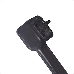 14 in. Ultra Violet Black Cable Tie, 50 lbs - Pack of 100