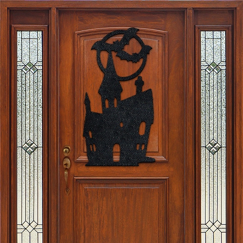 Halloween Haunted House Wooden Decor
