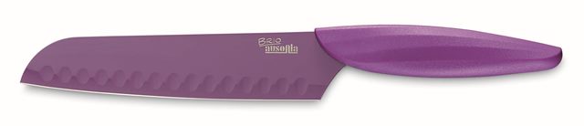 Picture of Ausonia A061303 17 cm Brio Santoku Knife&#44; Purple