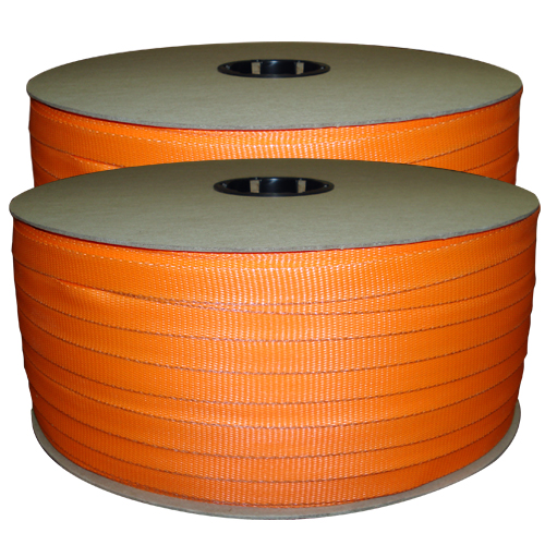 Picture of Kubinec CL-3424 0.75 in. Orange Woven Polyester Strap&#44; 1650 ft. Coil - 2550 lbs System Strength 