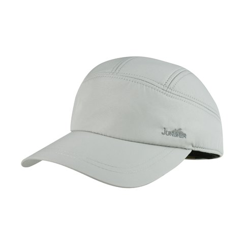 J3607 Outdoor Baseball Cap With Ear & Neck Warmer - Grey - Small & Medium