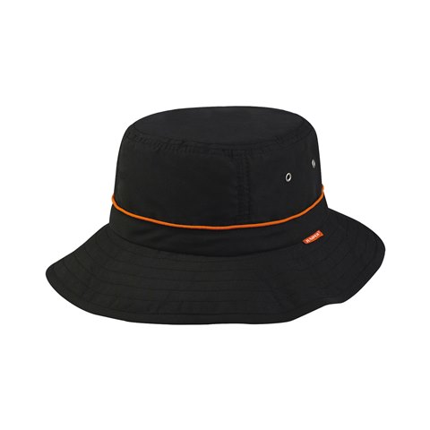 Picture of Juniper J7226 Taslon UV Bucket Hat With Adjustable Drawstring, Black