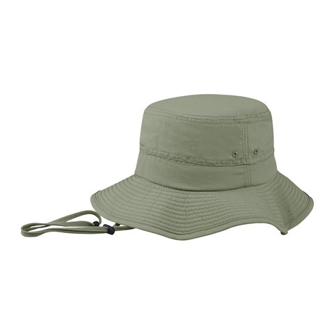 J7227 Taslon UV Outdoor Bucket Hat, Olive - Medium & Large