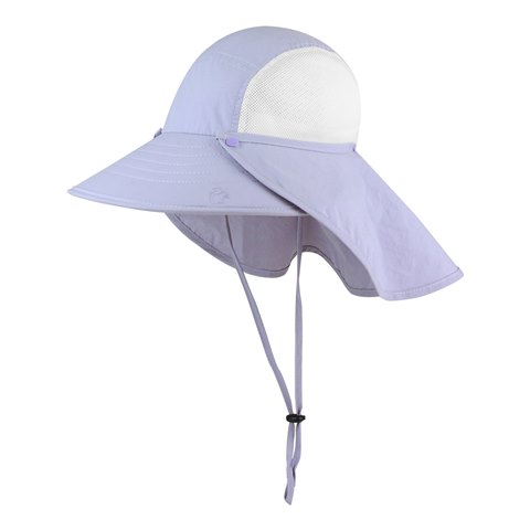 J7237 Womens Taslon UV Large Bill Cap, Purple