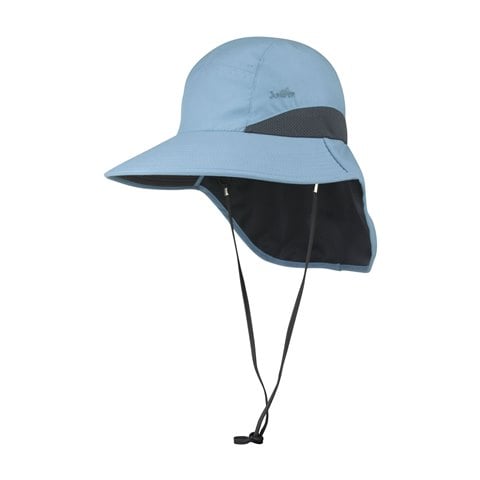 J7249 Womens Microfiber UV Large Bill Cap, Smokey Blue