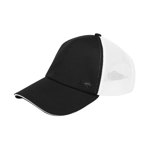 J7251 Athletic Mesh Cap, Black