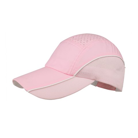 J7253 Mini-Ripstop Performance Cap, Pink & White