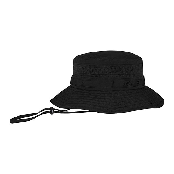 J7263 Taslon UV Jungle Boonie Hat, Black - Extra Large