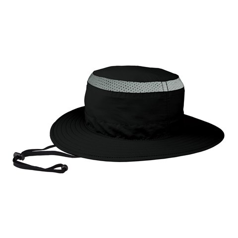 J7262 Taslon UV Boonie Hat, Black - Medium