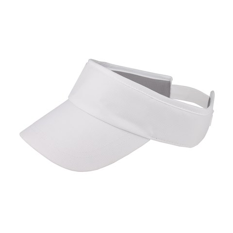 J7256 Mini-Ripstop Performance Visor, White