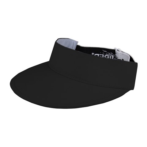 J7257 Microfiber Como Visor, Black