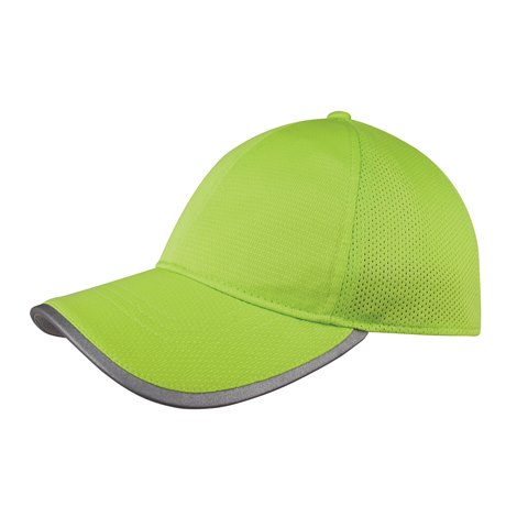 J7255 3D Grid-Textured Cool & Dry Performance Cap, Lime