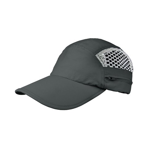 J7258 Taslon UV Woody Cap, Charcoal - Large