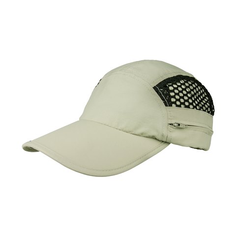 J7258 Taslon UV Woody Cap, Khaki - Medium