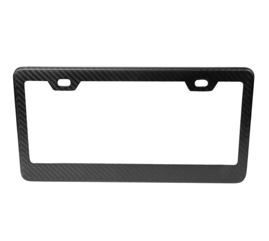CARB-P100M Dry Carbon Fiber License Plate Frame