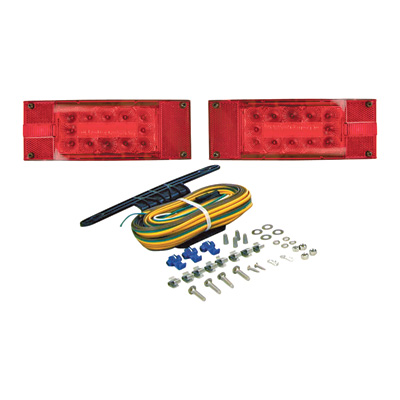Hopkins Manufacturing LED Submersible Low-Profile Trailer Light Kit for Trailers Over & Under 80" Wide | by West Marine