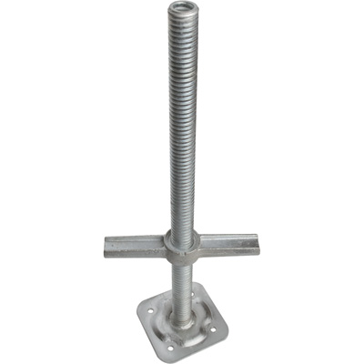 Metaltech 24-in Galvanized Scaffold Leveling Jack - M-MBSJP24H