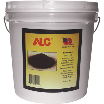 S1587 Steel Grit Blasting Abrasive - 25 lbs, Model No. 40109