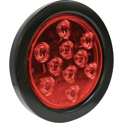 Blazer 17604 LED Stop, Turn & Tail Light - 10 LED Fits Standard 4.25 in. Opening - Model No. C542RTM