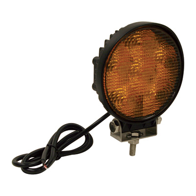 23565 12-24V LED Utility Light - Amber, Round - 4 in. - 1 - 350 Lumens - Model No. 1492116
