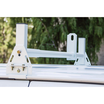46768 Optional Ladder Rack Crossbar, Steel - White