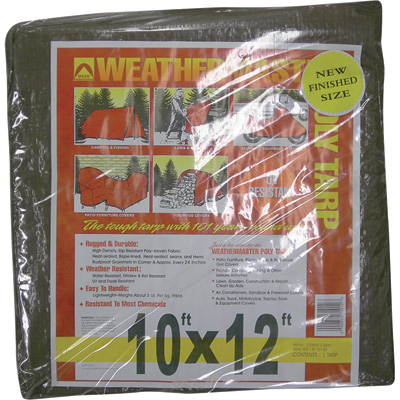 Picture of Dize 117671 Brown Poly Tarp - 10 x 12 ft.&#44; Model No. BT1012