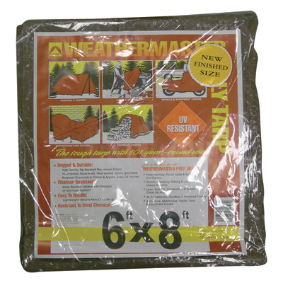 Picture of Dize 118600 Brown Poly Tarp - 6 x 8 ft.&#44; Model No. BT0608