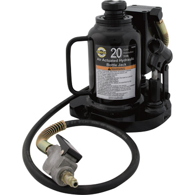 Omega Low Profile Air Actuated Bottle Jack - 20 Ton Capacity (18209)