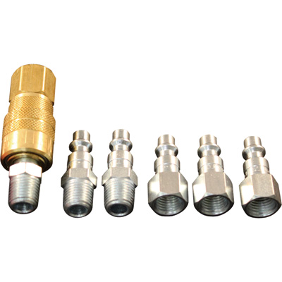M-Style Air Coupler & Plug Set - 0.25 in. NPT - 7 Piece - Model No. S-212