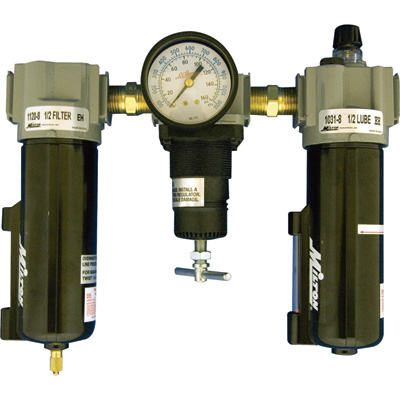 Milton 159672 Filter Regulator Lubricator - 0.5 in. Inlet, 160 PSI - Model No. 1102
