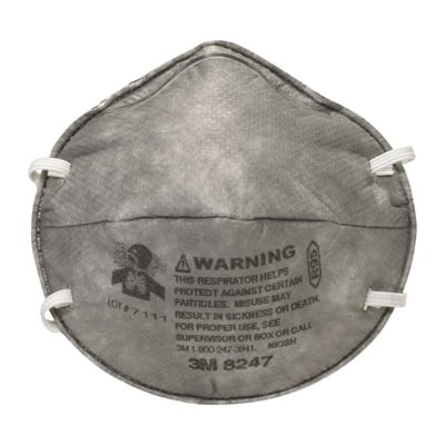547004 Particulate Respirator - N95, NIOSH Approved - Model No. 8247HA1-A