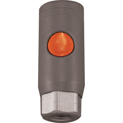 Milton 1552276 M-Style Safety Coupler - Push Button, 0.25 in. FNPT M-Style - Model No. S99705