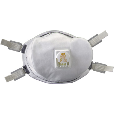 Picture of 3M 1719450 N100 Particulate Respirator - NIOSH Approved&#44; Model No. 051138-54143-4