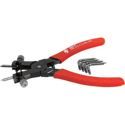 Performance Tool 9094251 Adjustable Snap Ring Pliers - Internal, Model No. W88010