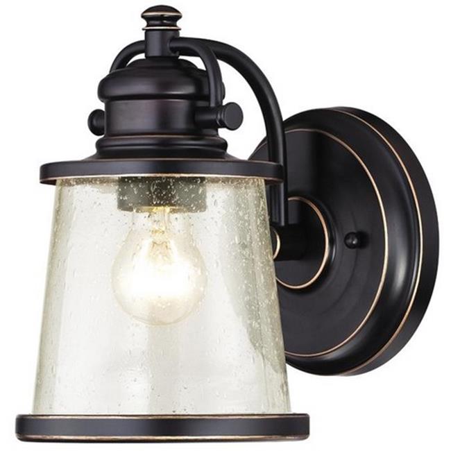 Westinghouse 6204000 Emma Jane One Light Outdoor Wall Lantern  Amber Bronze w...