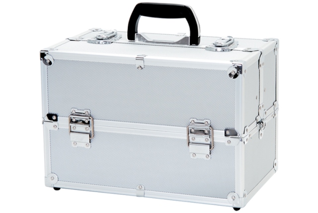 Picture of TZ Case TC-06 SD Basic Beauty Case, Silver Dot
