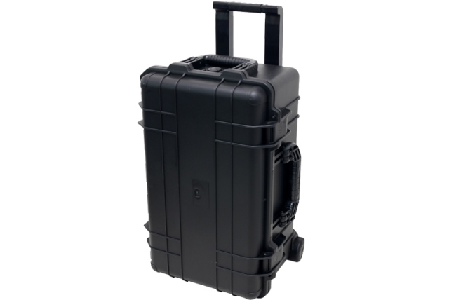 Cape Buffalo Wheeled Water Resistant Utility Case, Black - 11.5 x 14 x 22 in.