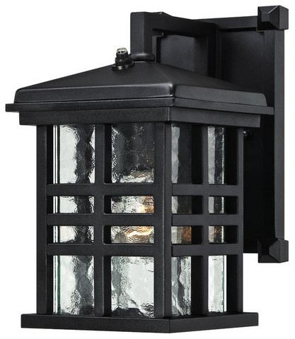 Picture of Westinghouse 6204500 Caliste One Light Outdoor Wall Lantern with Dusk to Dawn Sensor, Textured Black