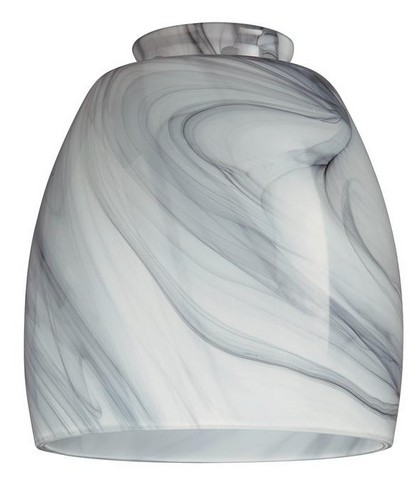 Picture of Westinghouse 8140900 2.25 in. Handblown Charcoal Swirl Glass Shade