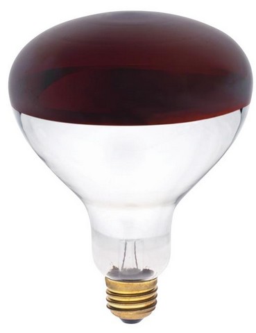 Picture of Westinghouse 391700 250 watt R40 Incandescent Light Bulb, Red