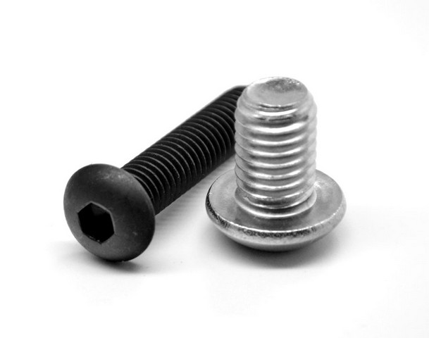 M8 x 1.25 x 30 mm - FT Coarse Thread Socket Button Head Cap Screw, 18-8 Stainless Steel - 750 Piece -  ASMC Industrial, 0000-113259-750