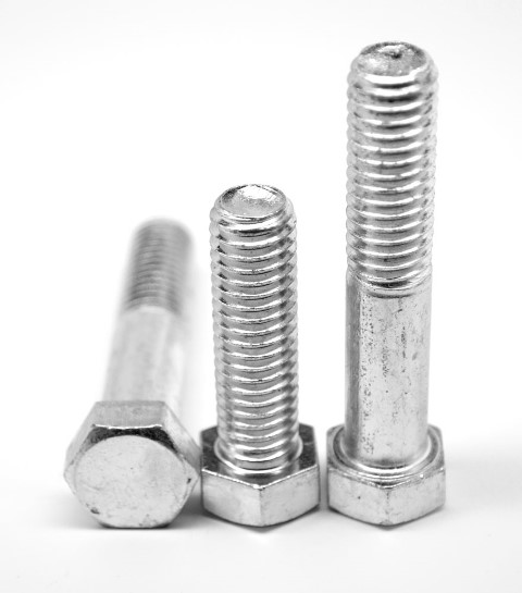 0.38in. -16 x 5 in. - PT Coarse Threaded Hex Cap Screw, 18-8 Stainless Steel - 75 Piece -  ASMC Industrial, 0000-122348-75