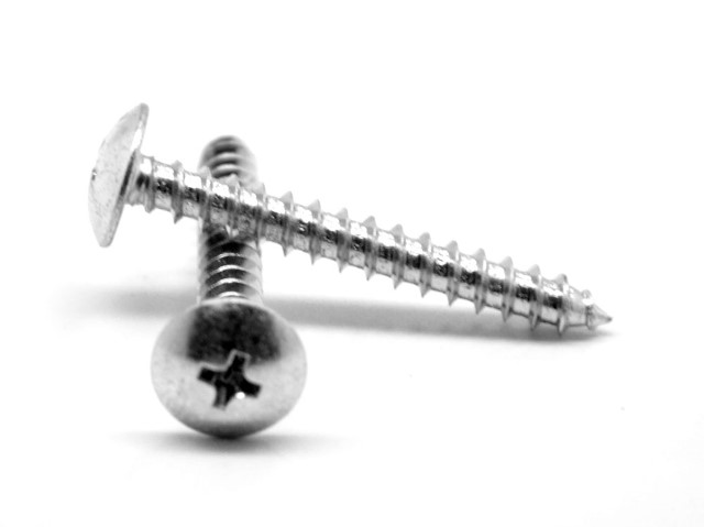 No.8-15 x 0.75 Phillips Truss Head Type 17 Point Sheet Metal Screw, Low Carbon Steel - Zinc Plated - 8000 Piece