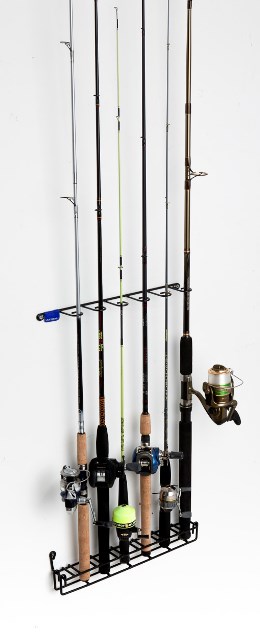 Picture of RackEm Racks 7011 Mount Anywhere 6 Rod Fishing Rod Rack