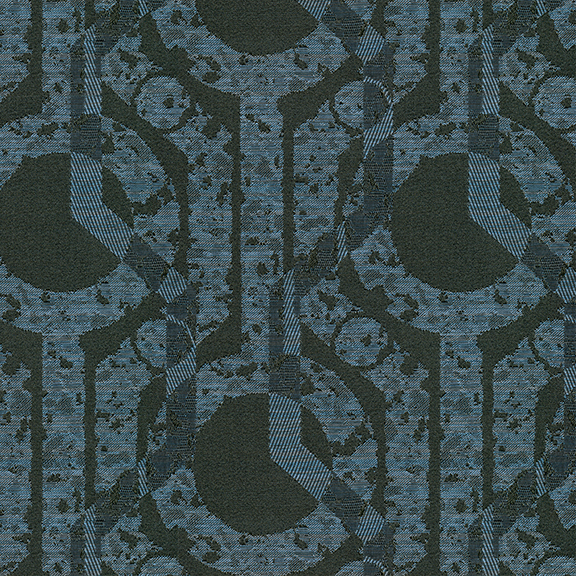 Picture of Crypton Centerstage 37 Contemporary Contract Woven Jacquard Fabric, Blue Moon