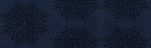 Crypton  308 Woven Jacquards Fabric - Navy