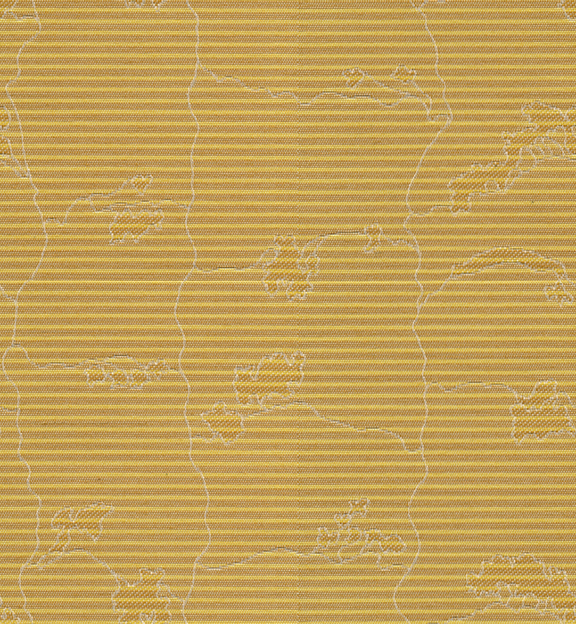 Picture of Crypton Lapalma 51 Contemporary Woven Jacquard Contract Rated Fabric, Yellow